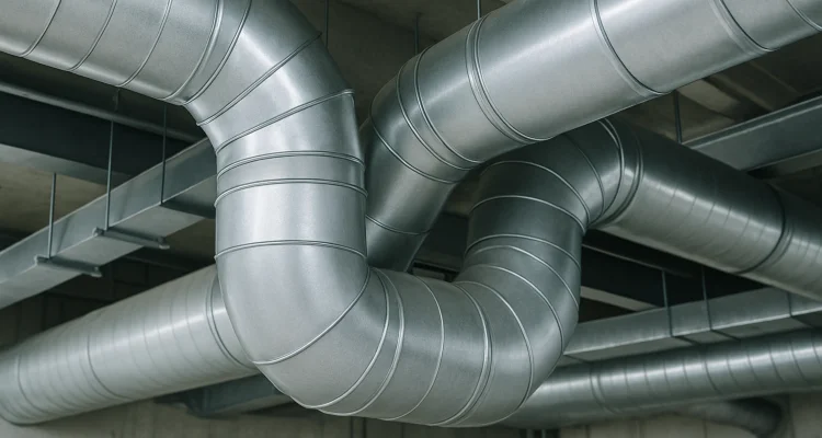 Metal air ducts from Dallas Air Conditioning in Dallas, TX - dallas heating and air conditioning